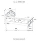 Manchester Bedroom Set with Upholstered Arched Headboard Wheat Coaster Queen, 5 Piece FredCo