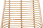 Manhattan Modern Bohemian Natural Brown Rattan and Black Metal Dining Chair FredCo