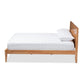 Marana Modern and Rustic Natural Oak and Pine Finished Wood King Size Platform Bed FredCo