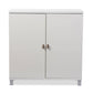 Marcy Modern and Contemporary White Wood Entryway Handbags or School Bags Storage Sideboard Cabinet FredCo