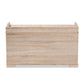 Mariam Modern and Contemporary Oak Finished Wood Cat Litter Box Cover House FredCo
