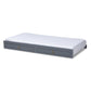 Mariana Classic and Traditional Grey Finished Wood Twin Size Trundle FredCo