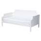 Mariana Classic and Traditional White Finished Wood Full Size Daybed FredCo