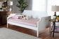 Mariana Classic and Traditional White Finished Wood Full Size Daybed FredCo