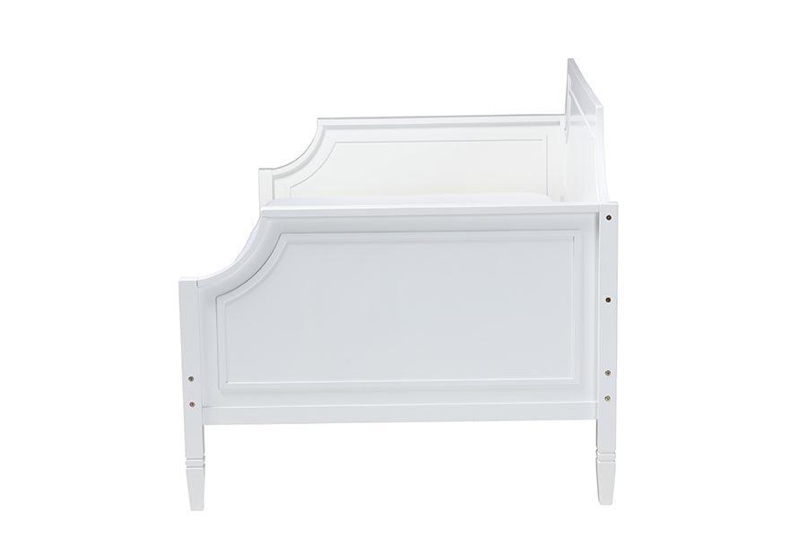 Mariana Classic and Traditional White Finished Wood Full Size Daybed FredCo