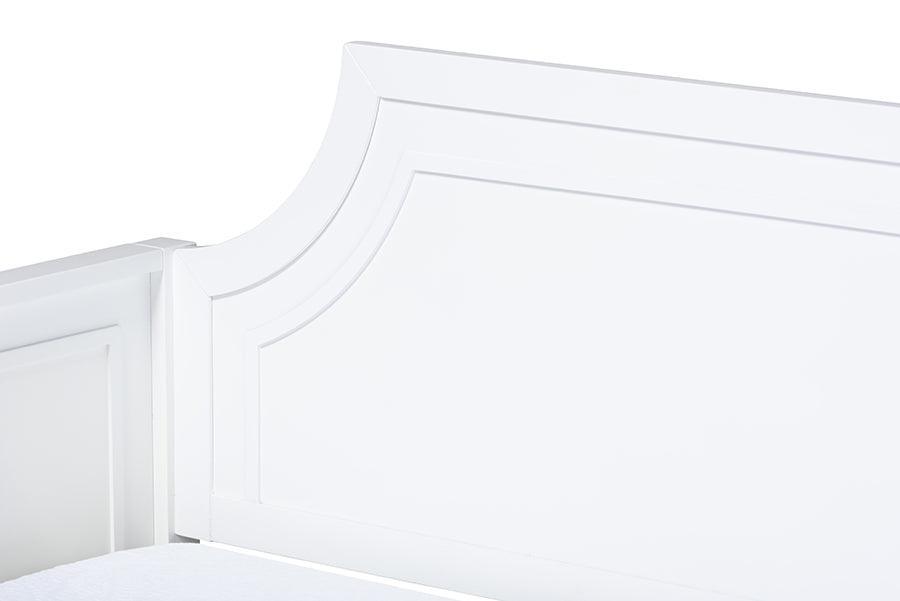 Mariana Classic and Traditional White Finished Wood Full Size Daybed FredCo