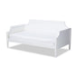 Mariana Classic and Traditional White Finished Wood Twin Size Daybed FredCo