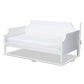 Mariana Classic and Traditional White Finished Wood Twin Size Daybed FredCo