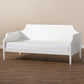 Mariana Classic and Traditional White Finished Wood Twin Size Daybed FredCo