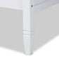 Mariana Classic and Traditional White Finished Wood Twin Size Daybed FredCo