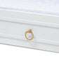 Mariana Classic and Traditional White Finished Wood Twin Size Trundle FredCo