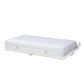 Mariana Classic and Traditional White Finished Wood Twin Size Trundle FredCo