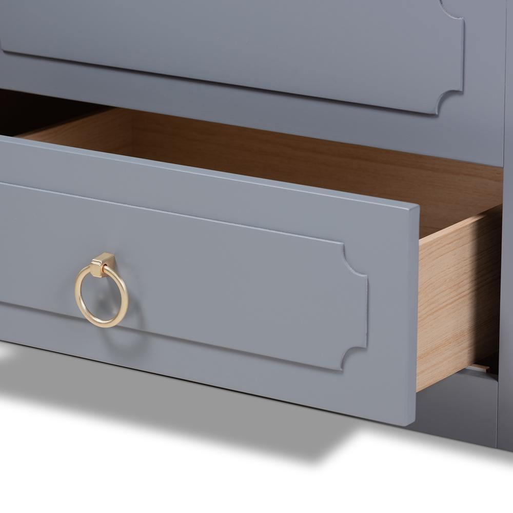 Mariana Traditional Transitional Grey Finished Wood Twin Size 3-Drawer Storage Bed with Pull-Out Trundle Bed FredCo