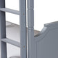Mariana Traditional Transitional Grey Finished Wood Twin Size Bunk Bed FredCo
