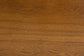 Mariela Natural Brown and Black Low Profile Coffee Table with Basket FredCo