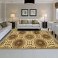 Marigold Vintage French Aubusson Design Floral Rug FredCo