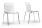 Marisse Clear Plastic Modern Dining Chair (Set of 2) FredCo