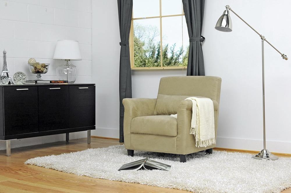 Marquis Tan Microfiber Club Chair FredCo