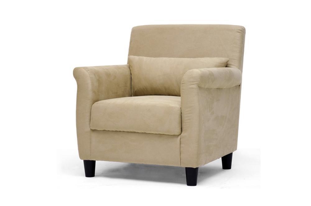 Marquis Tan Microfiber Club Chair FredCo