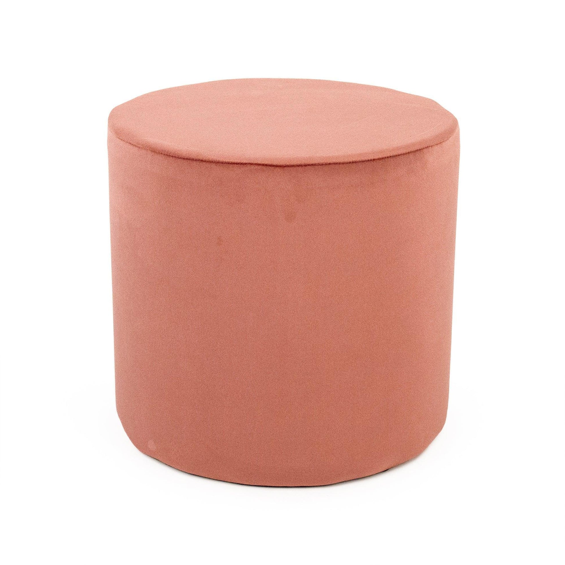 Mauve Rose Velvet Stool GH004-VP FredCo