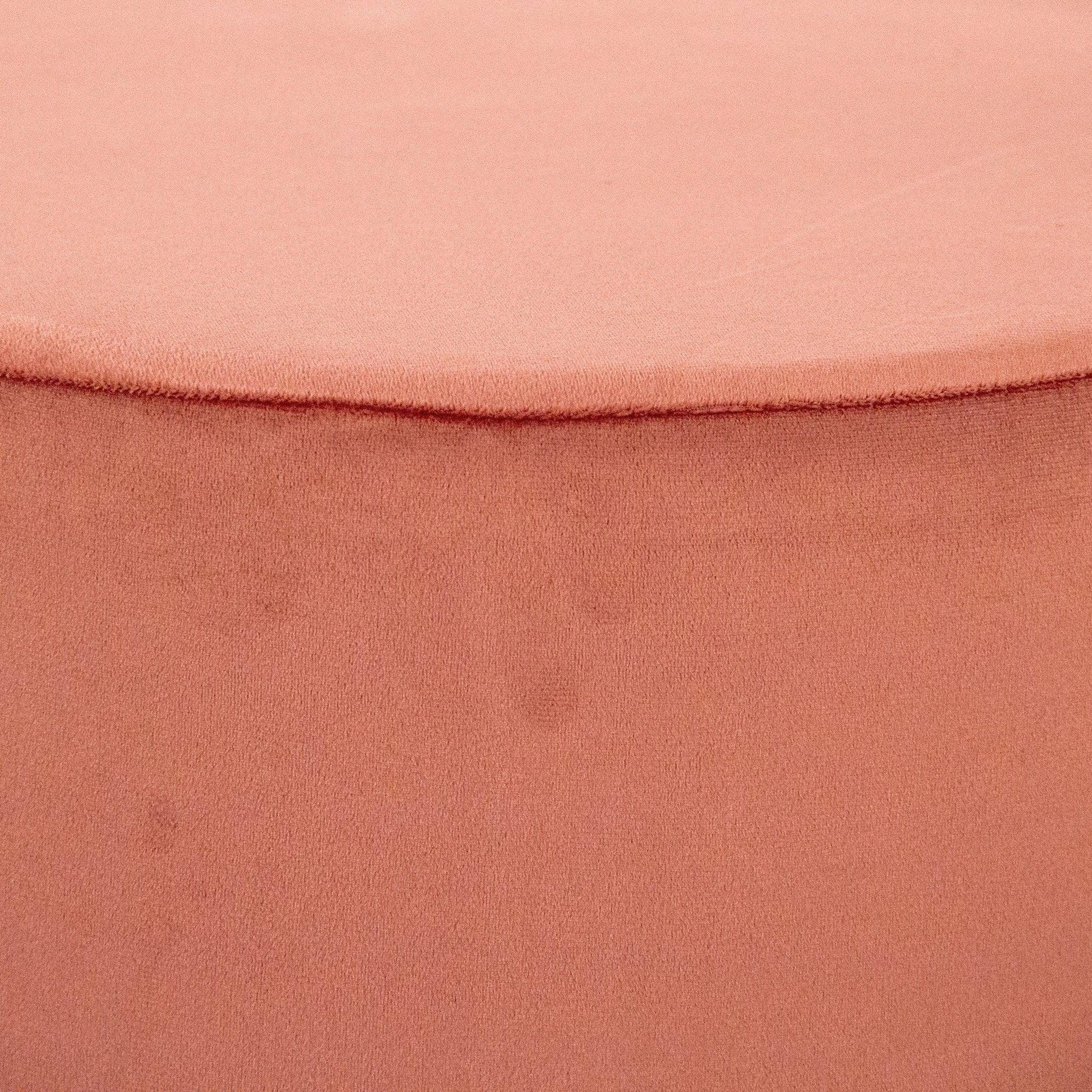 Mauve Rose Velvet Stool GH004-VP FredCo