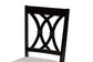 Maya Modern Grey Fabric and Espresso Brown Finished Wood 5-Piece Dining Set FredCo