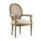 Medallion Arm Chair B009-Cane E272 A003 FredCo