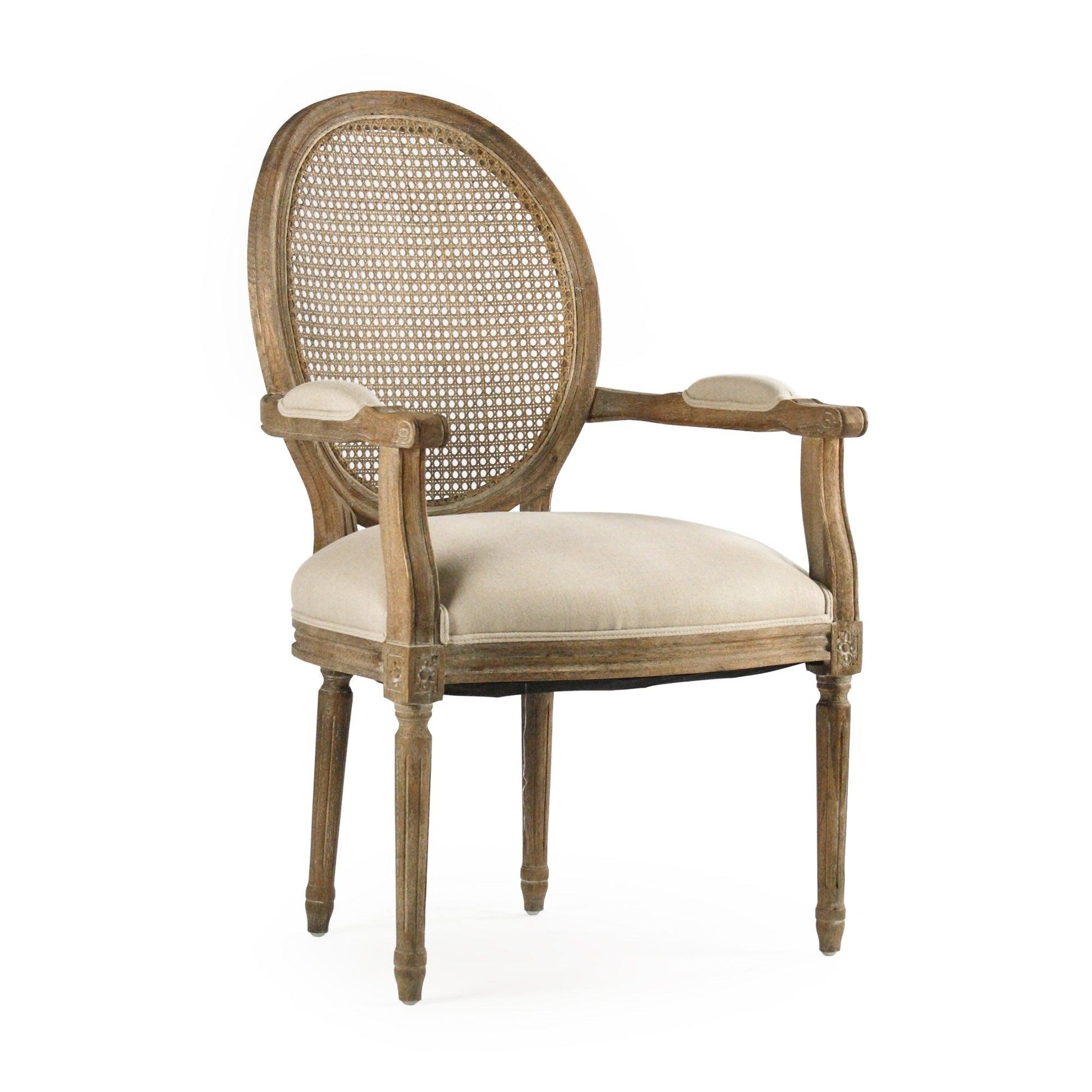 Medallion Arm Chair B009-Cane E272 A003 FredCo