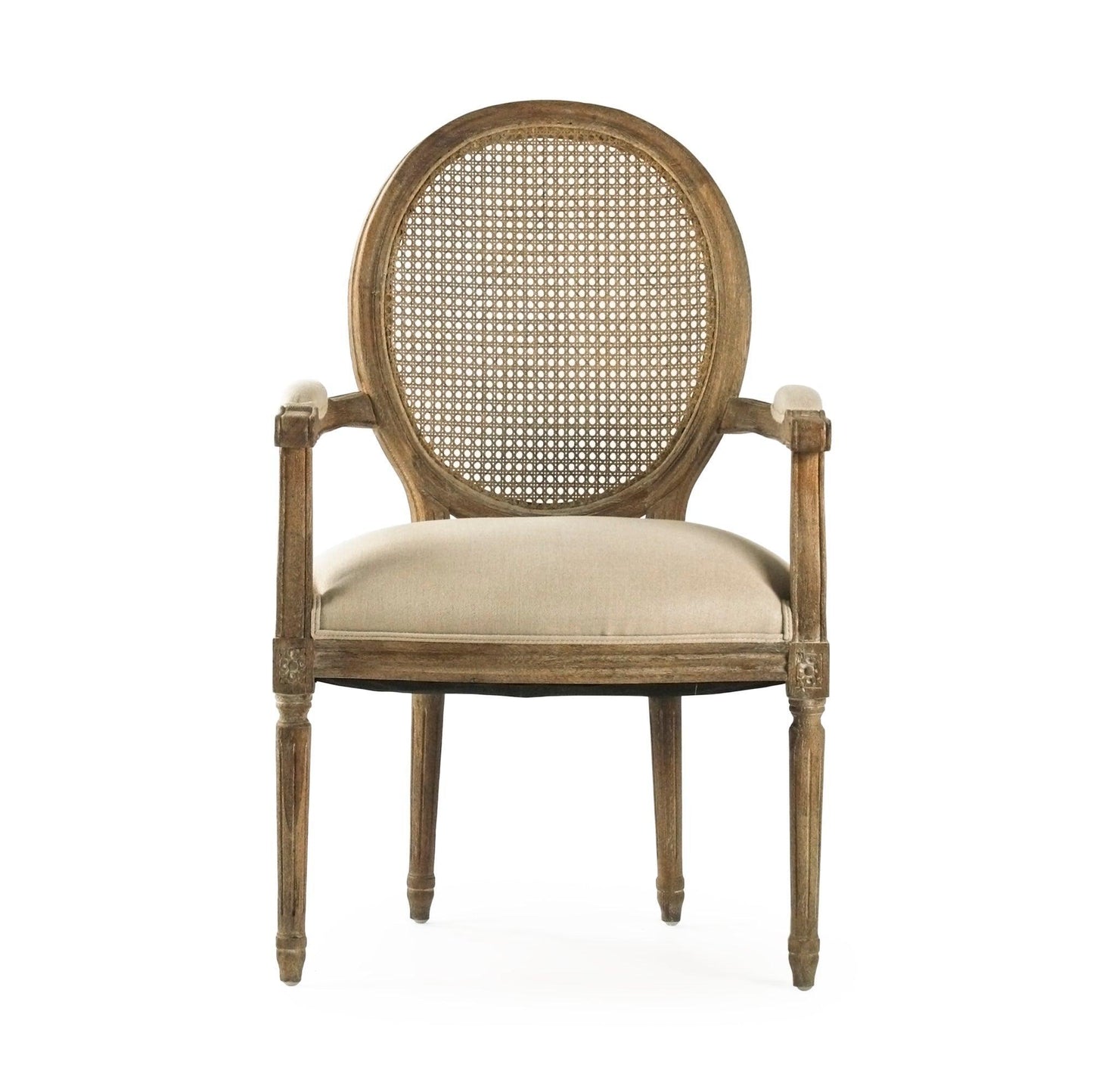 Medallion Arm Chair B009-Cane E272 A003 FredCo