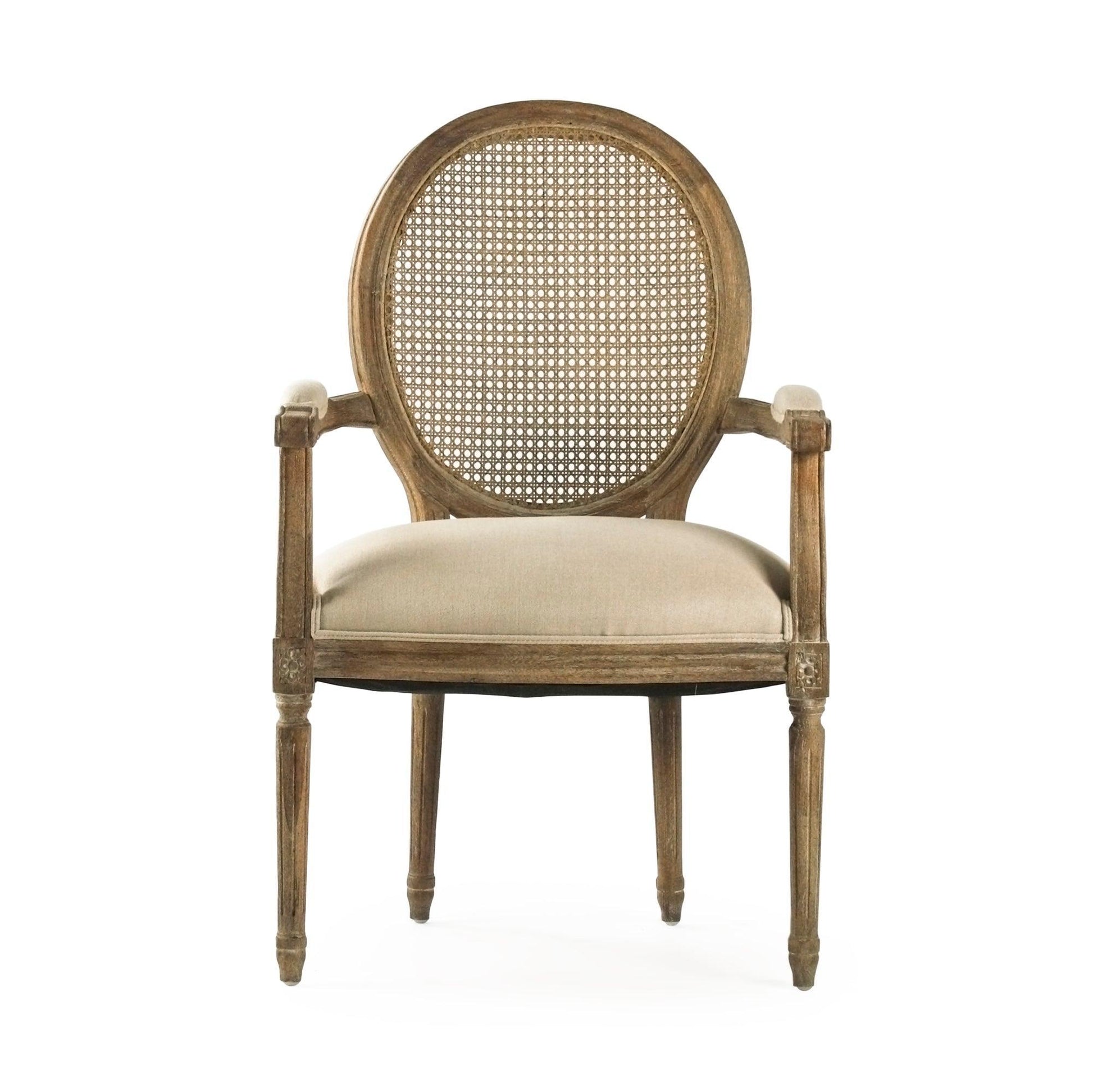 Medallion Arm Chair B009-Cane E272 A003 FredCo