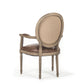 Medallion Arm Chair B009 E255-3 CP035 Jute FredCo