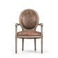 Medallion Arm Chair B009 E255-3 CP035 Jute FredCo