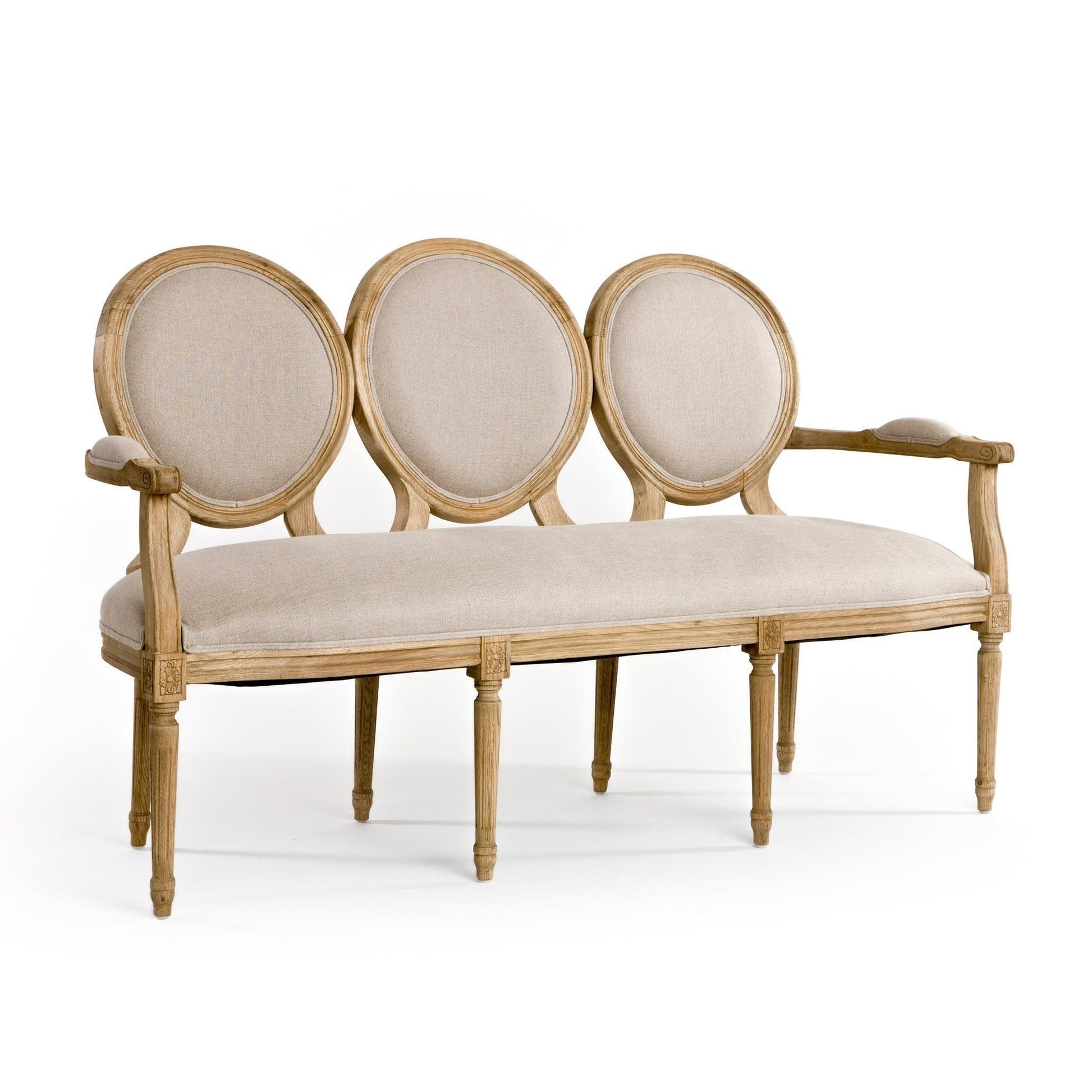 Medallion Settee B009-3 E255 A003 FredCo