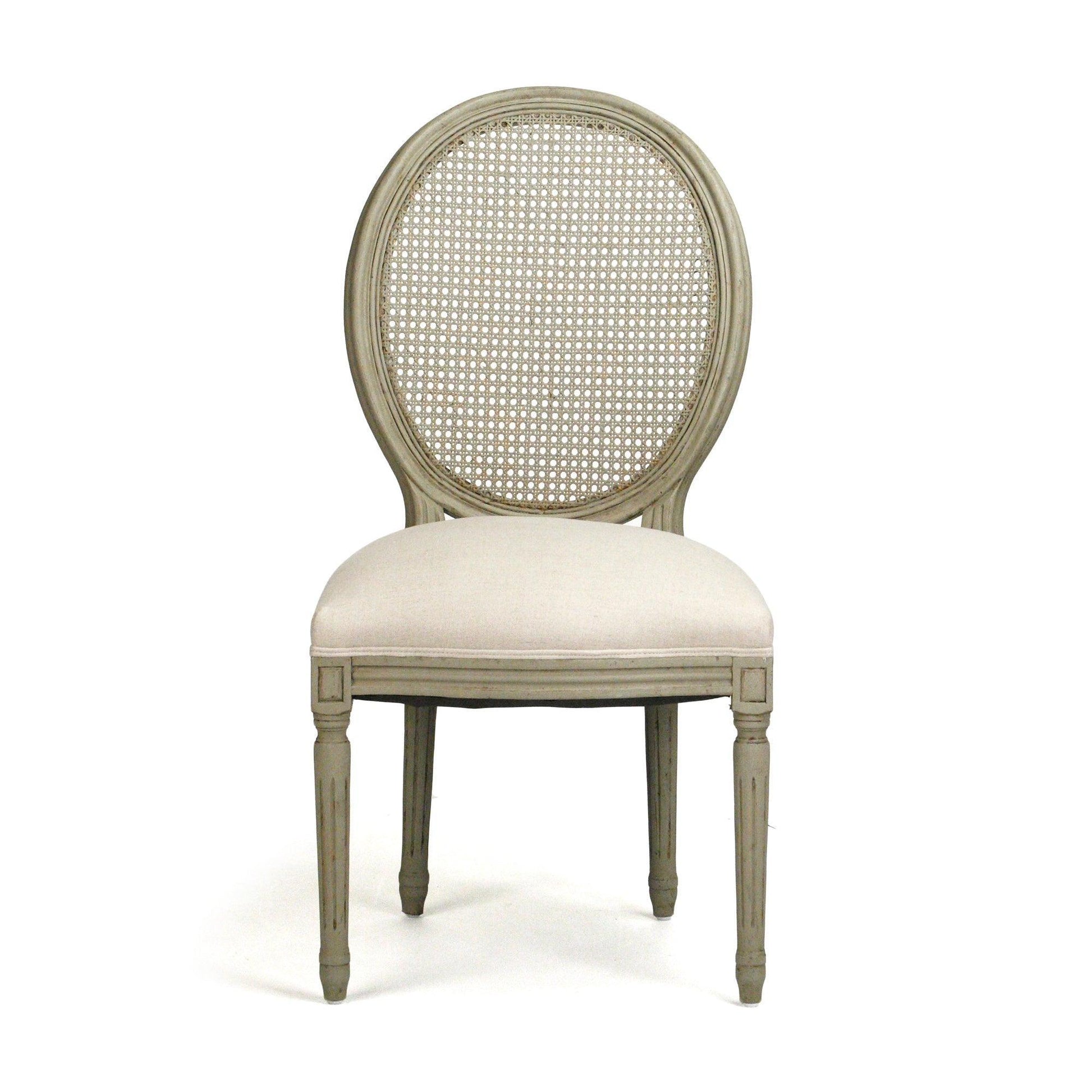 Medallion Side Chair B004 CANE 432 A003 FredCo
