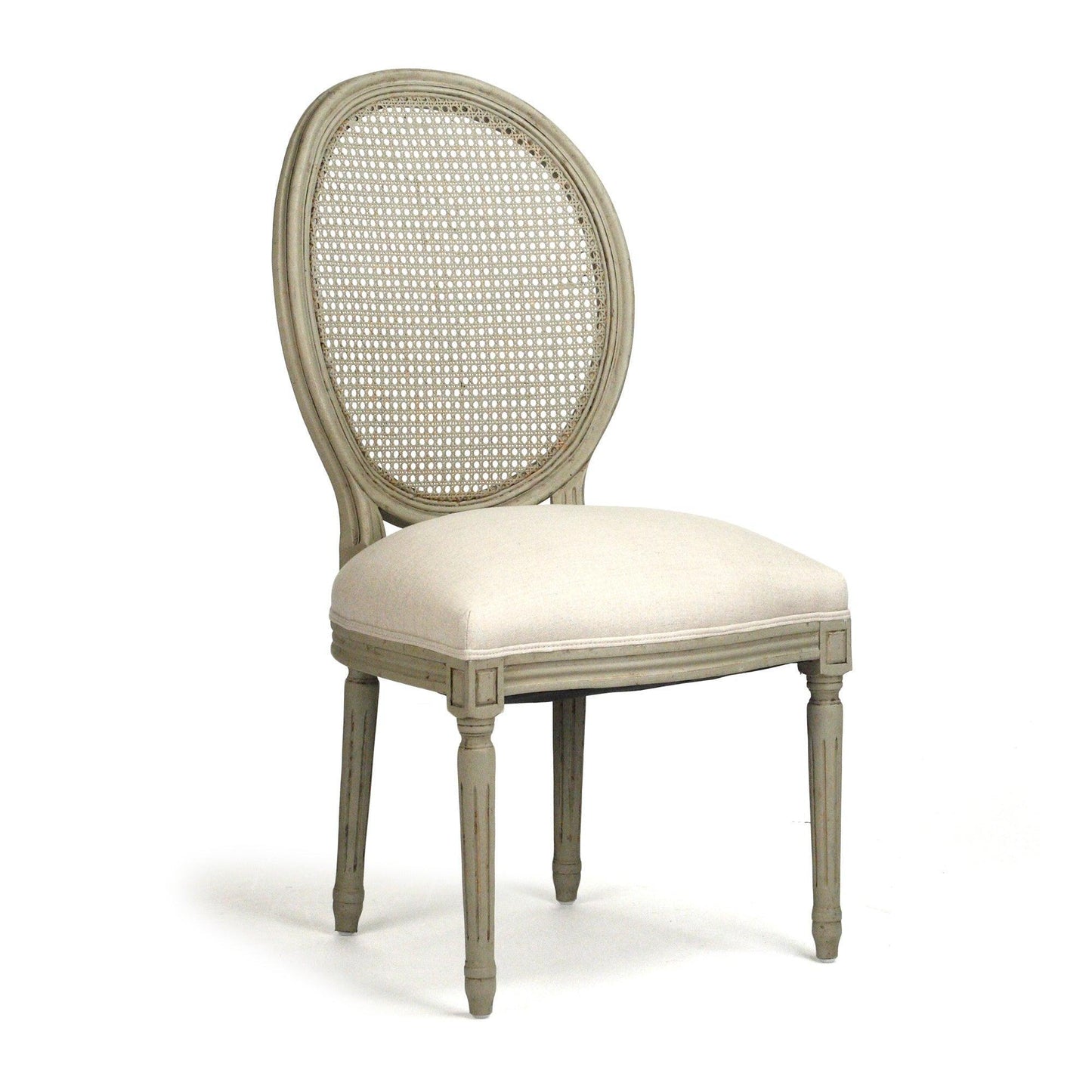 Medallion Side Chair B004 CANE 432 A003 FredCo
