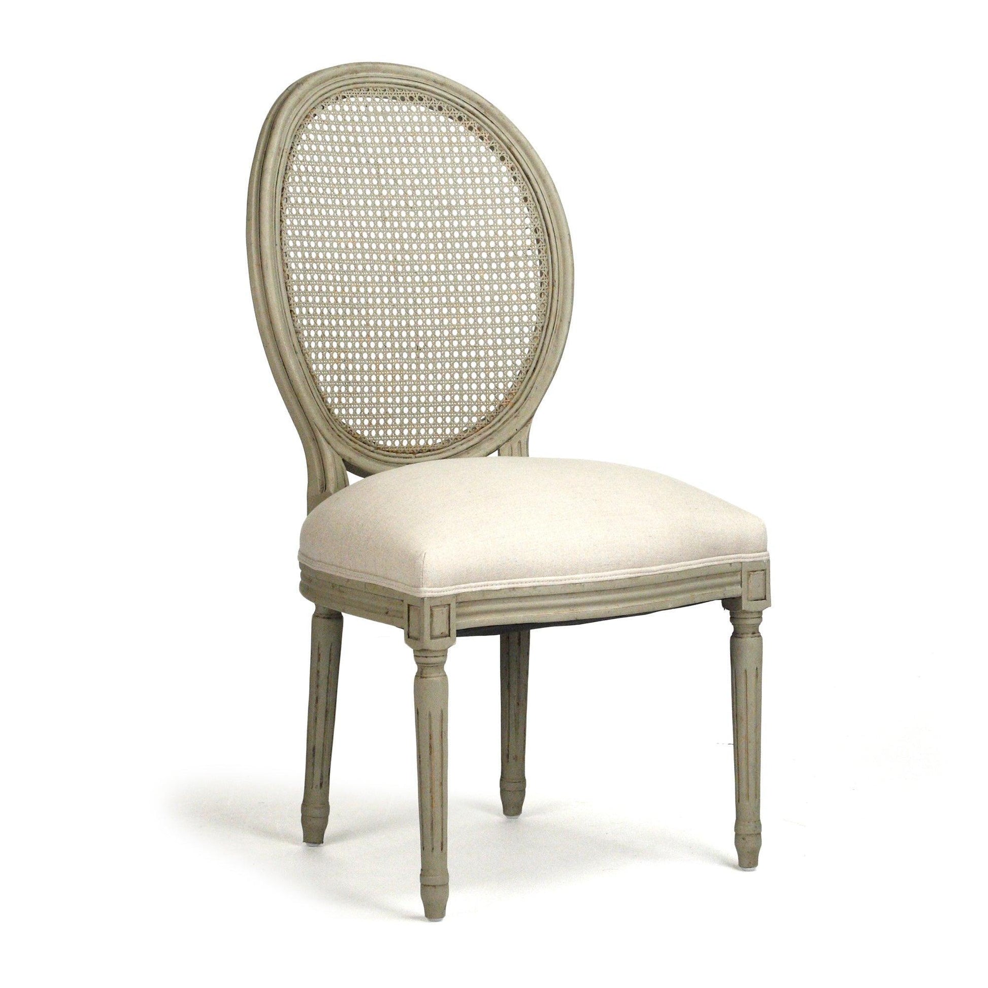 Medallion Side Chair B004 CANE 432 A003 FredCo
