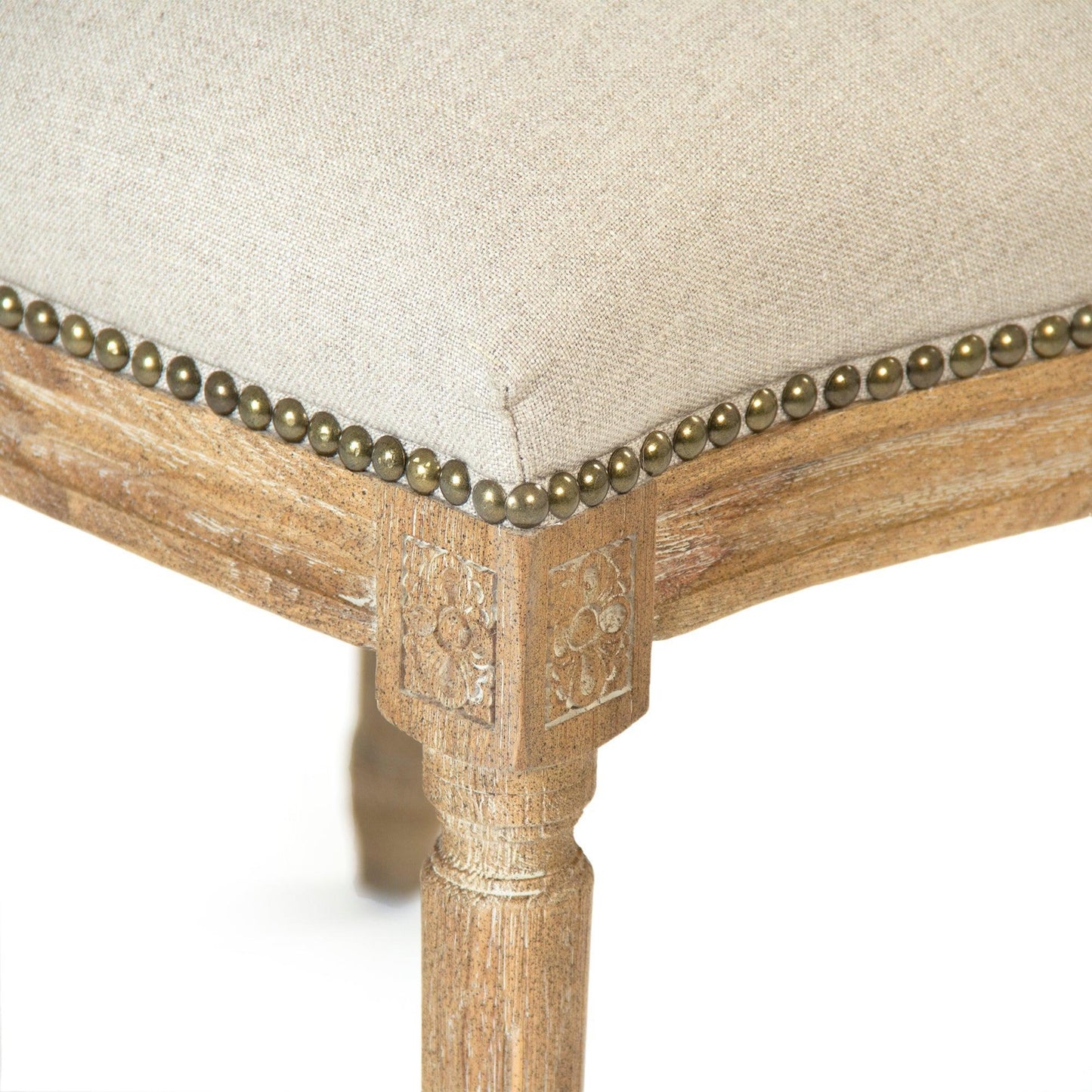 Medallion Side Chair B004 E272 A003 w/ Nailhead FredCo