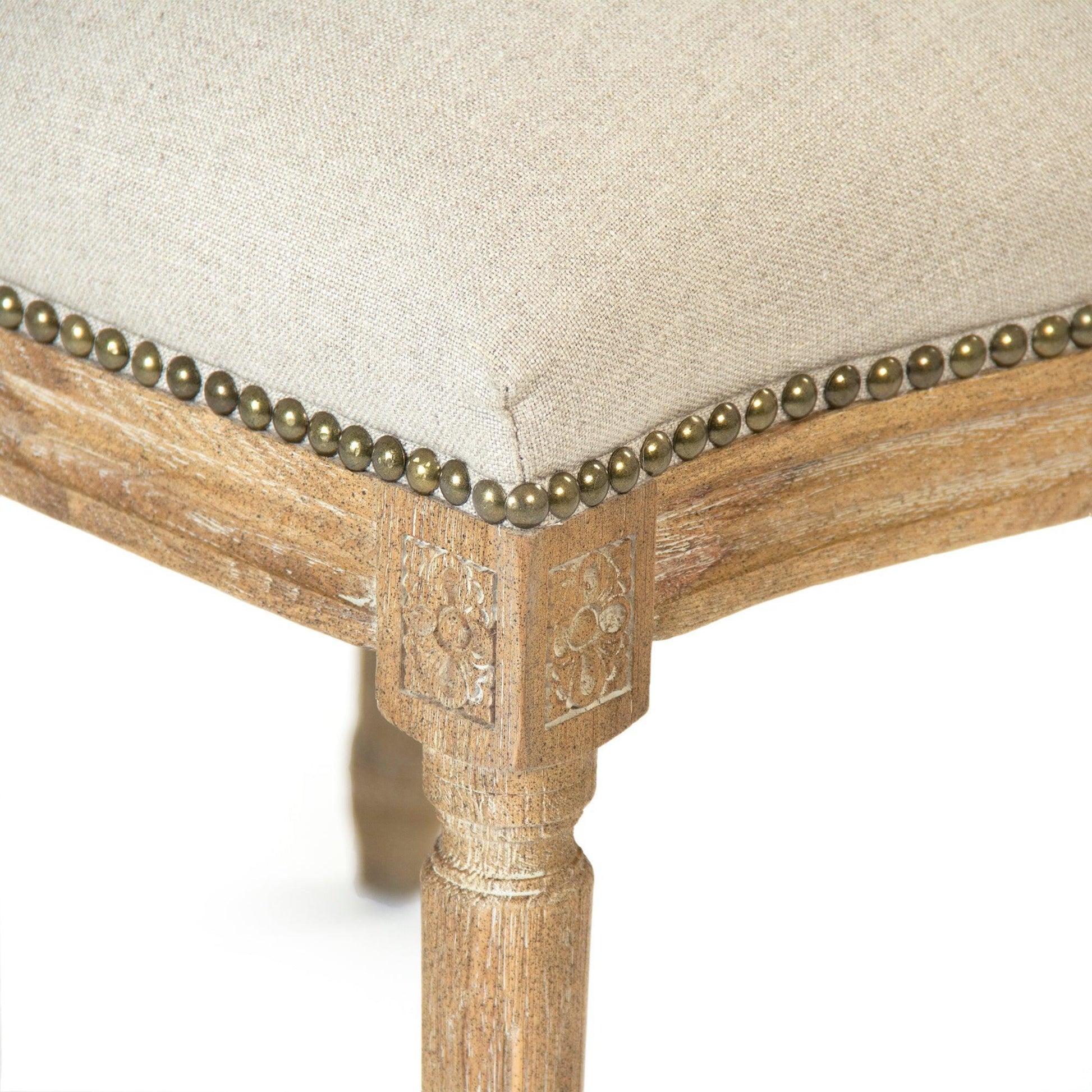 Medallion Side Chair B004 E272 A003 w/ Nailhead FredCo