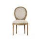 Medallion Side Chair B004 E272 A003 w/ Nailhead FredCo