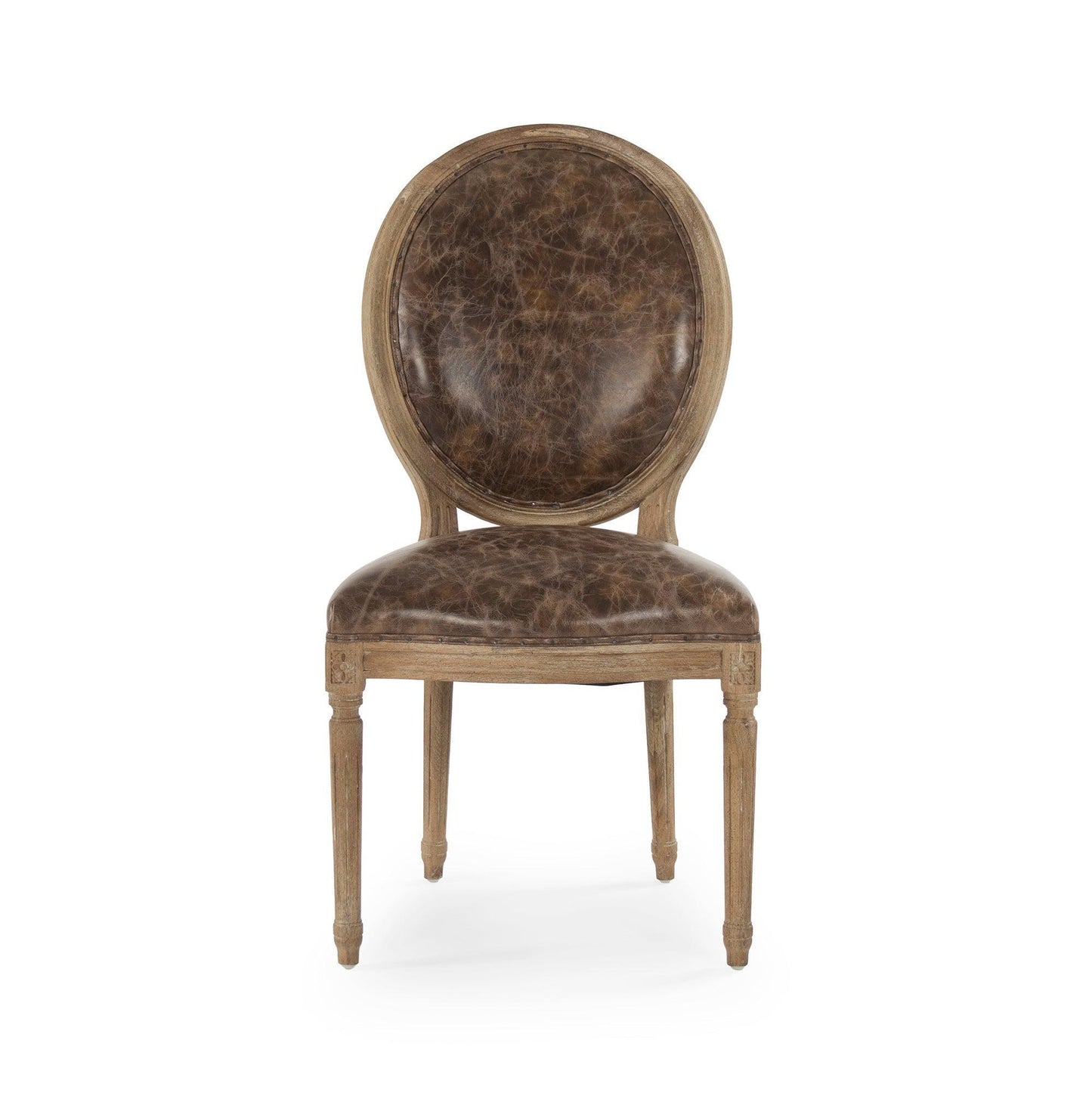 Medallion Side Chair B004 E272 CP035 Jute FredCo