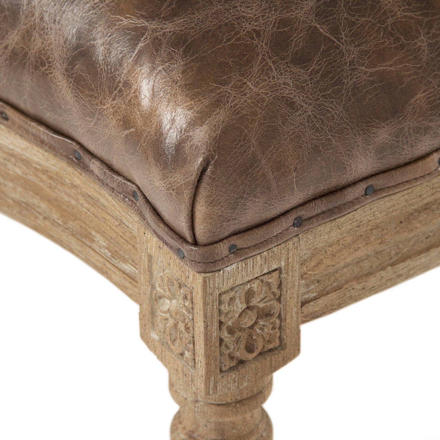 Medallion Side Chair B004 E272 CP035 Jute FredCo