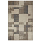 Merewood Geometric Patchwork Beige Rug FredCo
