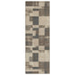 Merewood Geometric Patchwork Beige Rug FredCo