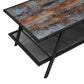 Mesh Shelf Coffee Table FredCo