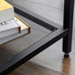 Mesh Shelf End Table FredCo
