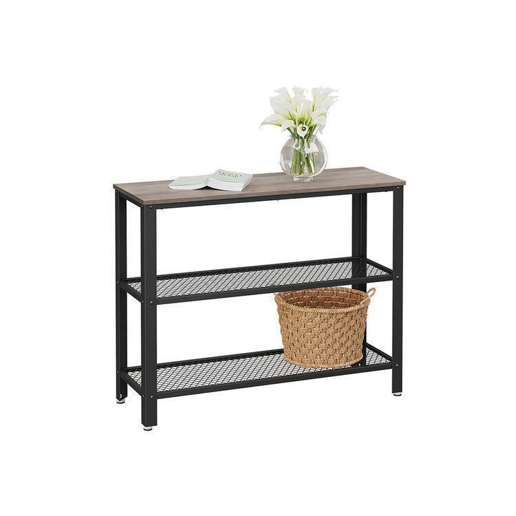 Mesh Shelves Hallway Table FredCo