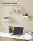 Metal Brackets Wall Shelves Set, Set of 3 FredCo