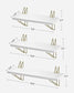 Metal Brackets Wall Shelves Set, Set of 3 FredCo