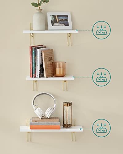 Metal Brackets Wall Shelves Set, Set of 3 FredCo