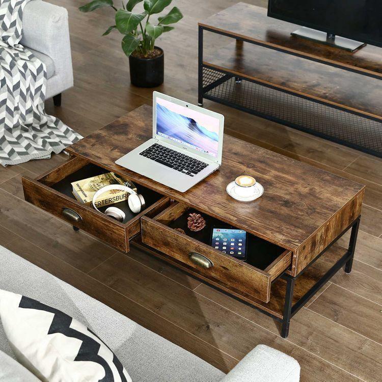 Metal Handles Coffee Table FredCo